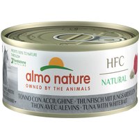 Sparpaket Almo Nature HFC Natural 24 x 70 g - Thunfisch & Jungsardine