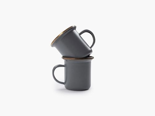 Barebones Living Enamel Espresso Cup Set