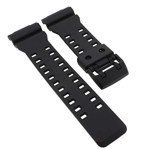 Casio 10536683 Genuine Factory Replacement Black Rubber Watch Band fits GA-700-1A GA-700-1B