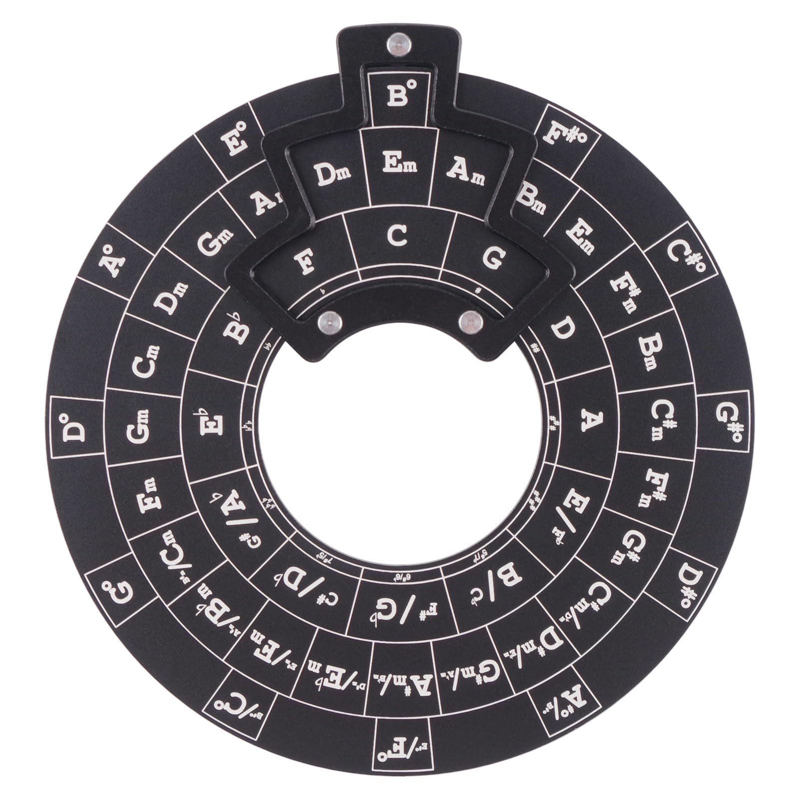 Aluminium-Melodien-Werkzeuge, Akkord, Rad der Fünftel, rund, Legierung, Melodien, Akkord-Werkzeug, musikalische Lernwerkzeuge, Tastaturinstrument, Übungshilfe