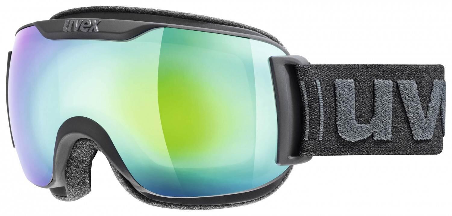 uvex Skibrille Downhill 2000 small Full Mirror (2026 black mat, mirror green/clear)