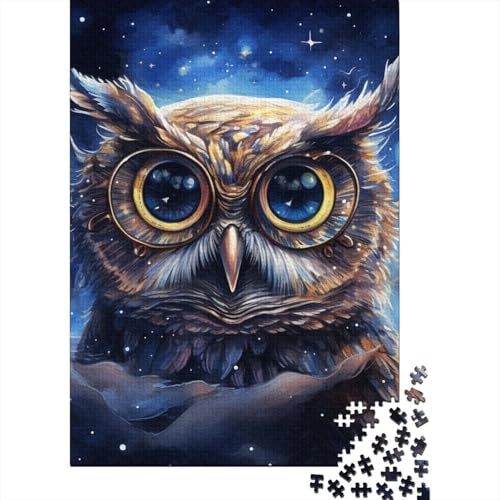 Galaxy Owl Puzzles für Erwachsene und Teenager, 1000 Teile Puzzles für Erwachsene, Puzzles für die ganze Familie (75x50cm)