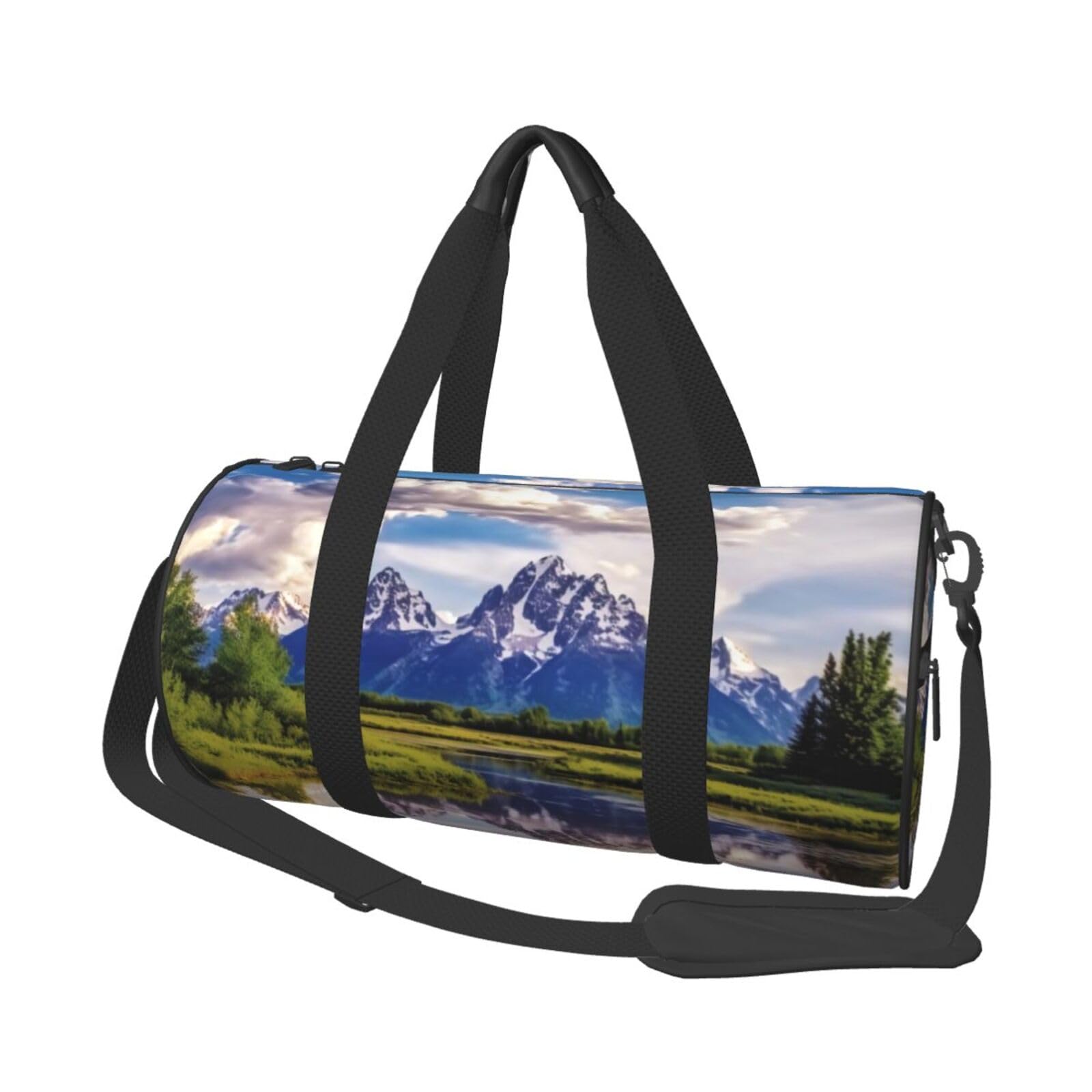 Robuste Reisetasche mit Leopardenmuster - geräumige und stilvolle Tasche für alle Ihre Reisebedürfnisse, Grand Teton Nationalpark, Einheitsgröße