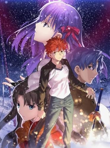 HfmQuisutron Jigsaw Puzzle 1000 Teile Classic Fate.Stay Animation Night Poster Holzspielzeug Für Erwachsene Und Kinder Stressabbau Spiel Xw36Zp