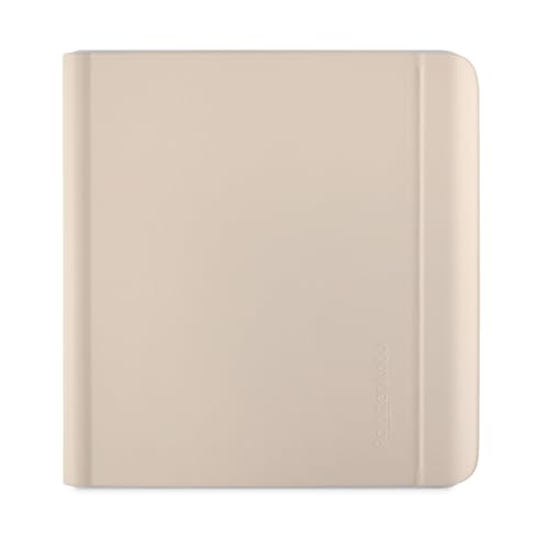 Kobo Libra Colour SleepCover Case | Sand Beige Notebook | Sleep/Wake Technology | Built-in 2-Way Stand | Vegan Leather | Compatible with 7" Kobo Libra Color eReader