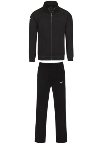 Trigema Herren 6371058 Jogginganzug, Schwarz (Schwarz 008), Large (Herstellergröße: L)