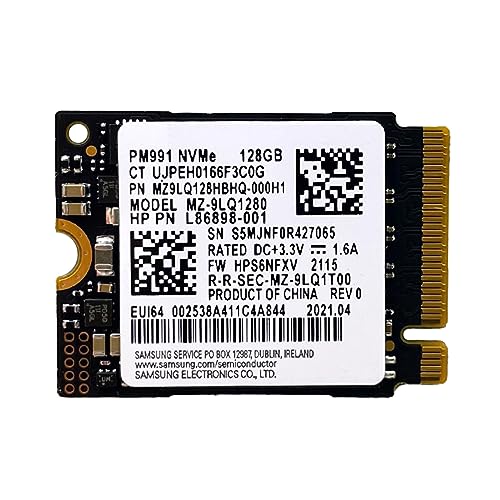 AYPOHU 128 SSD PM991 Interne SolidState 2230 NVME Speicherfestplatte PCIE3.0 Laptops Tablets PC