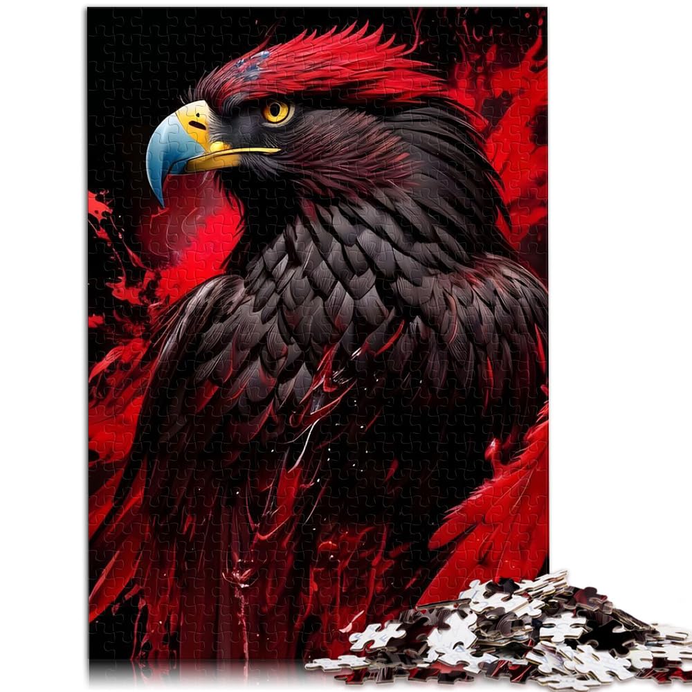 Puzzles für Red Eagle, 1000 Teile, Puzzles, Holzpuzzles, Spielzeugpuzzles, Lernspiele, Stressabbau-Puzzles, 1000 Teile (50 x 75 cm)