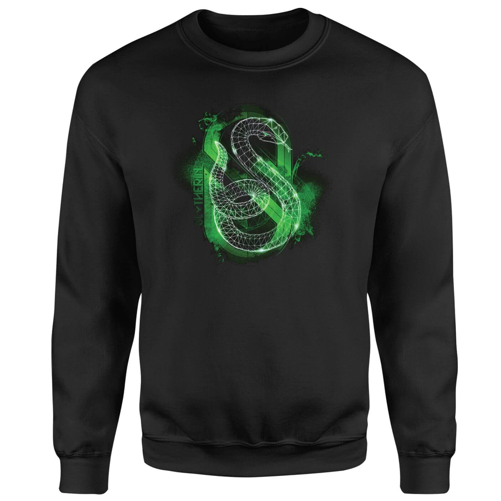 Harry Potter Slytherin Geometric Sweatshirt - Black - XL 4