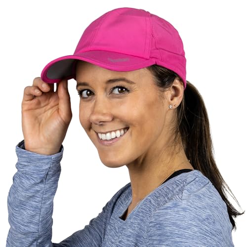 TrailHeads Damen Laufmütze mit UV-Schutz | UPF 50 Hüte | Sommerhüte für Damen | Outdoor Hüte, Helles Rosa, Einheitsgröße