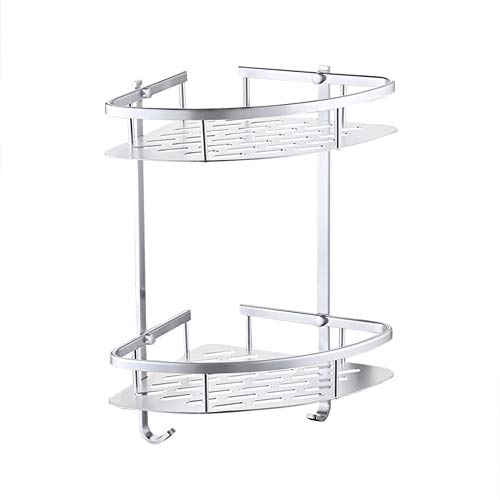 ORLOVA Duschablage, Badezimmer-Duschregal-Organizer, Space-Aluminium-Badezimmerregal, Dusche, Shampoo, Seife, Kosmetikregale, Badezimmer-Accessoires, Aufbewahrungsorganisator, Rack-Halter