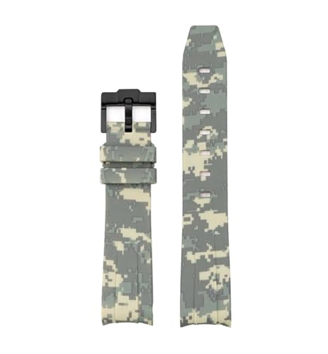 Camo-Uhrenarmband aus Gummi, 20mm, Farbe 12, 20mm