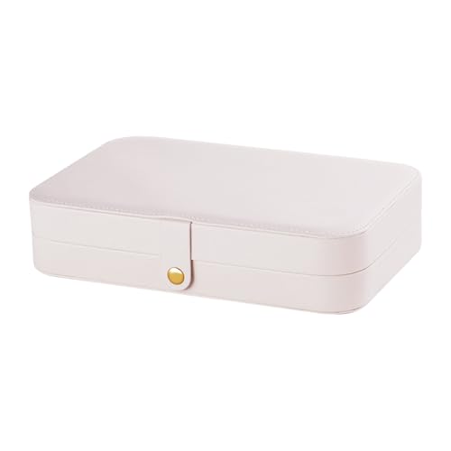 Zkydhbd Schmucketui Mit Fächern PU Leder Schmuck Display Box Elegante Schmuck Mit Trennwänden Geschenk Für Frauen