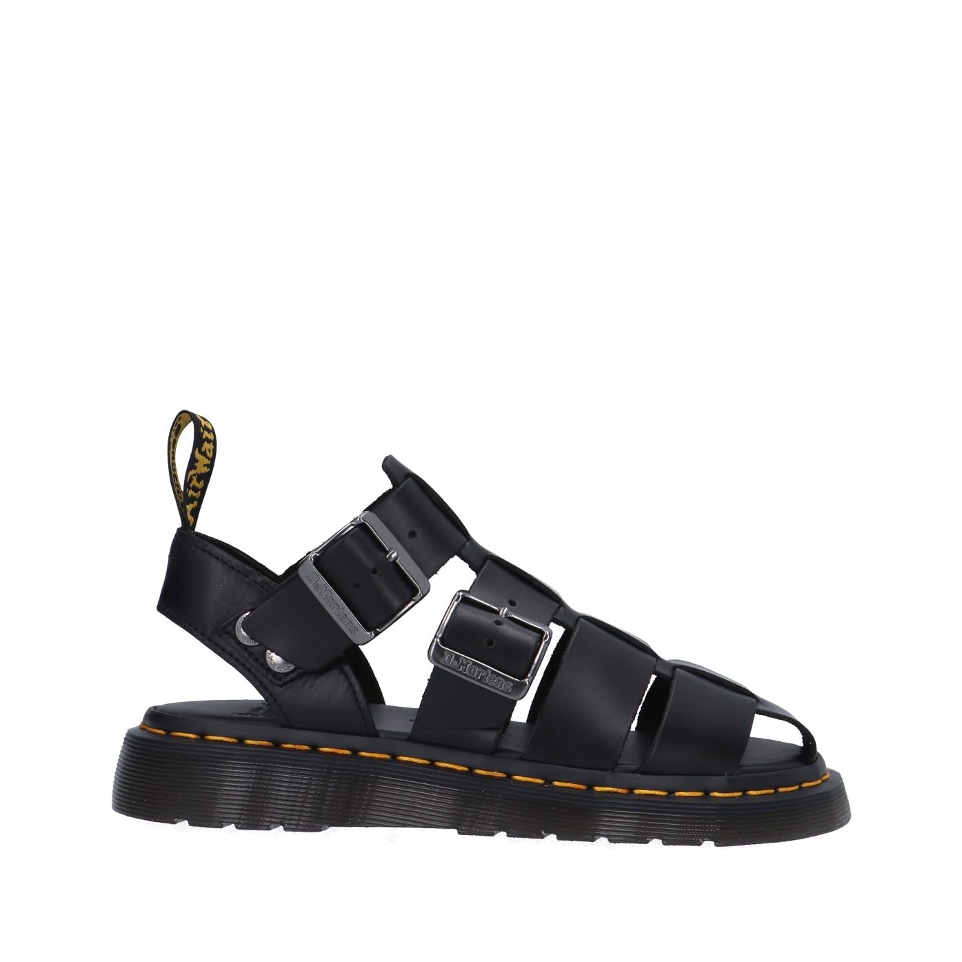 Dr. Martens Herren Black Sandals, Schwarz, 37 EU