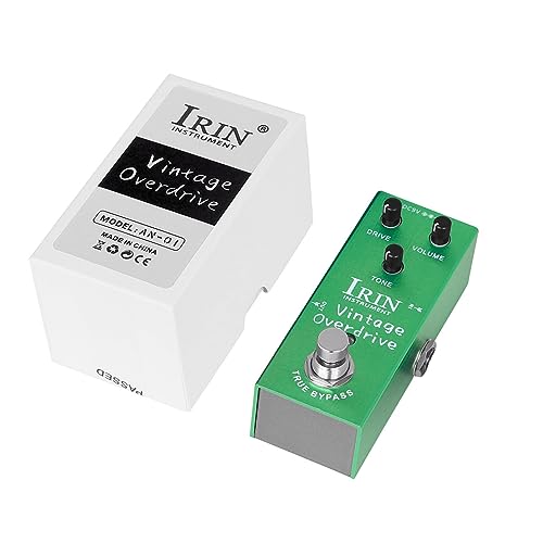 Crunch Distortion Gitarreneffektpedal Mini Single E-Gitarre mit Intensitätsratensteuerung True Bypass Gitarrenpedale