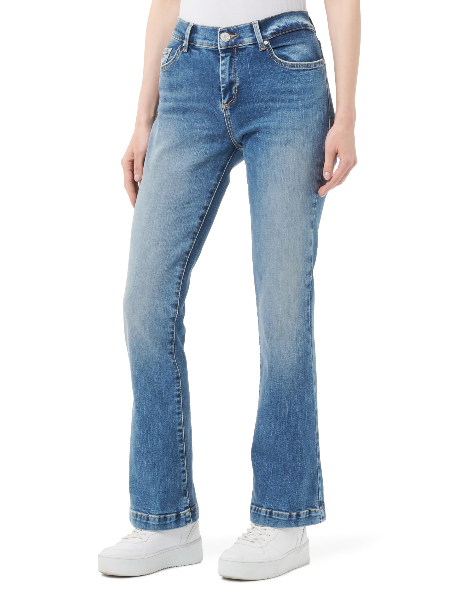 LTB Jeans Damen Fallon Jeans, Carline Wash 55096, 28W x 30L