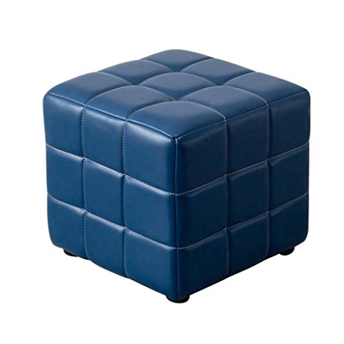 CNBYDK Fußhocker, Fußhocker Pouf Gepolstert Klein, Stuhl Fußhocker Ruhe Modern für Wohnzimmer Schlafzimmer Büro, 40x40x40cm