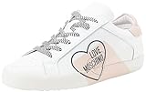 Love Moschino Damen Sneaker, Bianco, 38 EU