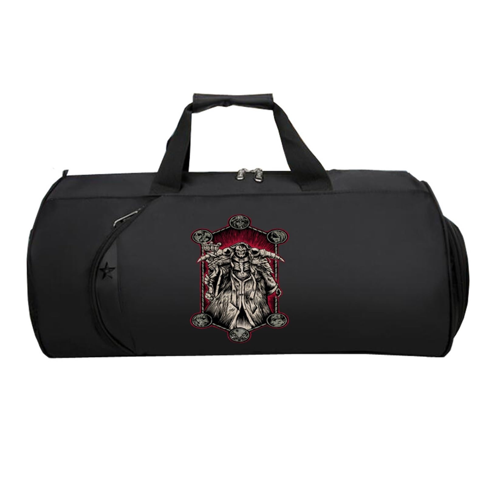 Overlo-rd Cabin Bag Anime, Reisetasche Faltbar Kabinengepäck, HandgepäCk füR Weekender Herren Damen Flugzeug(Black 9)