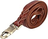 Hundeleine, Rollleinen für Hunde Hundekette Leine Leder Große Hundeleine Pet Walking Training führt Halsband (Size : 1m)