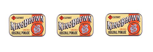 King Brown Original-Pomade, 75 g, 3 Stück