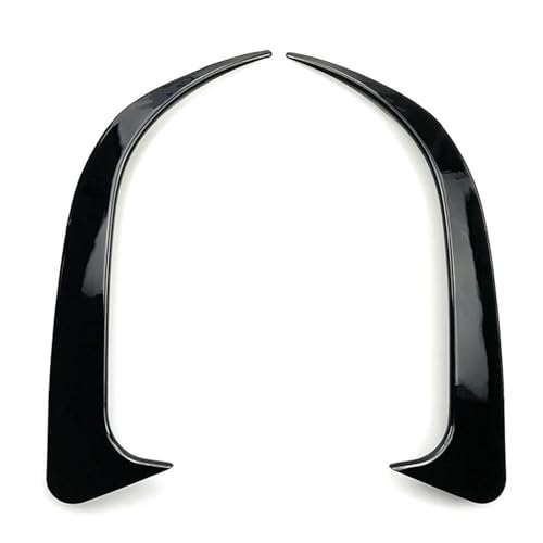 Heckspoiler 2Pcs Heckstoßstange Spoiler Air Vent Abdeckung Trim Für Mercedes Für Benz W117 CLA 200 220 250 260 45 Für AMG 2013-2018 Auto Flügel Spoiler (Color : Schwarz glänzend)