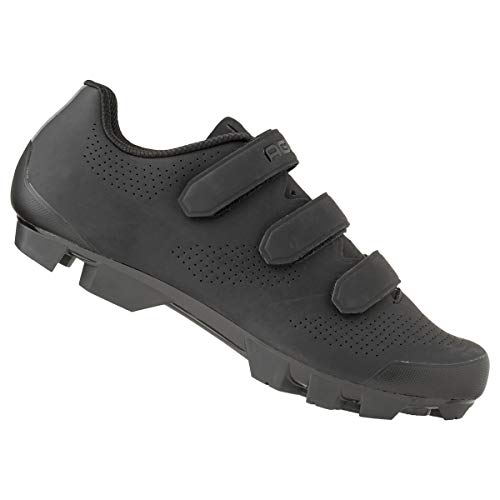 AGU Unisex-Adult Nero Scarpe MTB M410 Suola in Nylon e Chiusura, 41