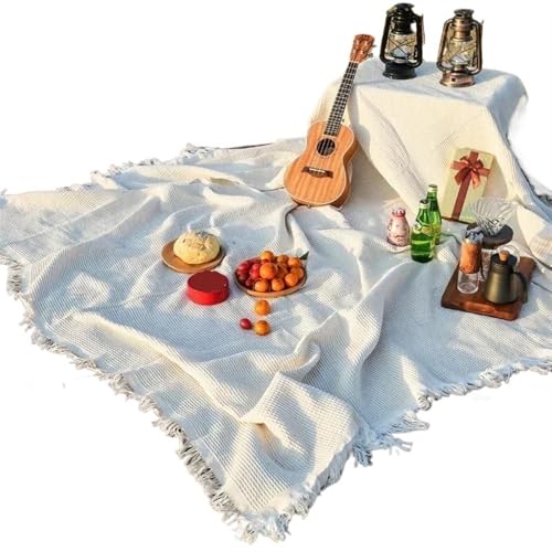 MOHUIED Stricken Camping Picknick Matte Tragbare Reise Wandern Picknick Tuch Staubdicht Tischdecke Matte Weiche Sofa Decken Outdoor Picknick Pad Stranddecke Sandfrei(A picnic Blanket,180x260cm)