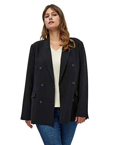 Peppercorn Damen Angelia Polly Blazer Curve, Schwarz, 50 Plus