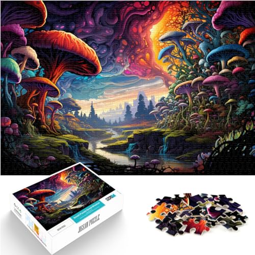 Puzzles für farbenfrohe Psychedelia jenseits der Welt, 1000 Puzzles für Erwachsene. Holzpuzzles eignen ganze Familie und die 1000 Teile (50 x 75 cm)