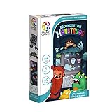 SmartGames – Versteck mit Monstern | Brettspiele für Kinder 6 Jahre | Kinderpuzzle | Spiele Kinder 6 Jahre oder älter | Brettspiel 6 Jahre | Kinderspiele