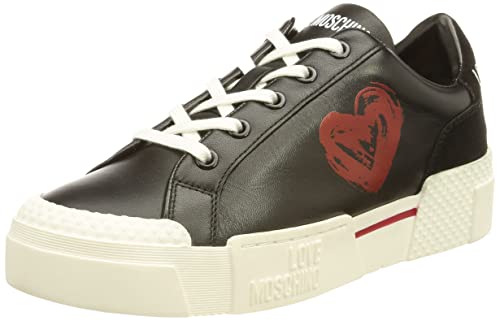 Love Moschino Damen Kollektion Herbst Winter 2021 Schuhe, Schwarz, 40 EU