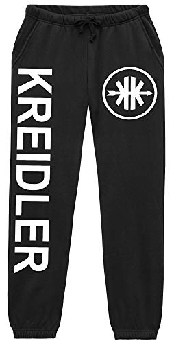 UGLYSHIRT Kreidler Herren Jogginghose | Moped Mofa Logo Oldschool Geschenk Hose (L)