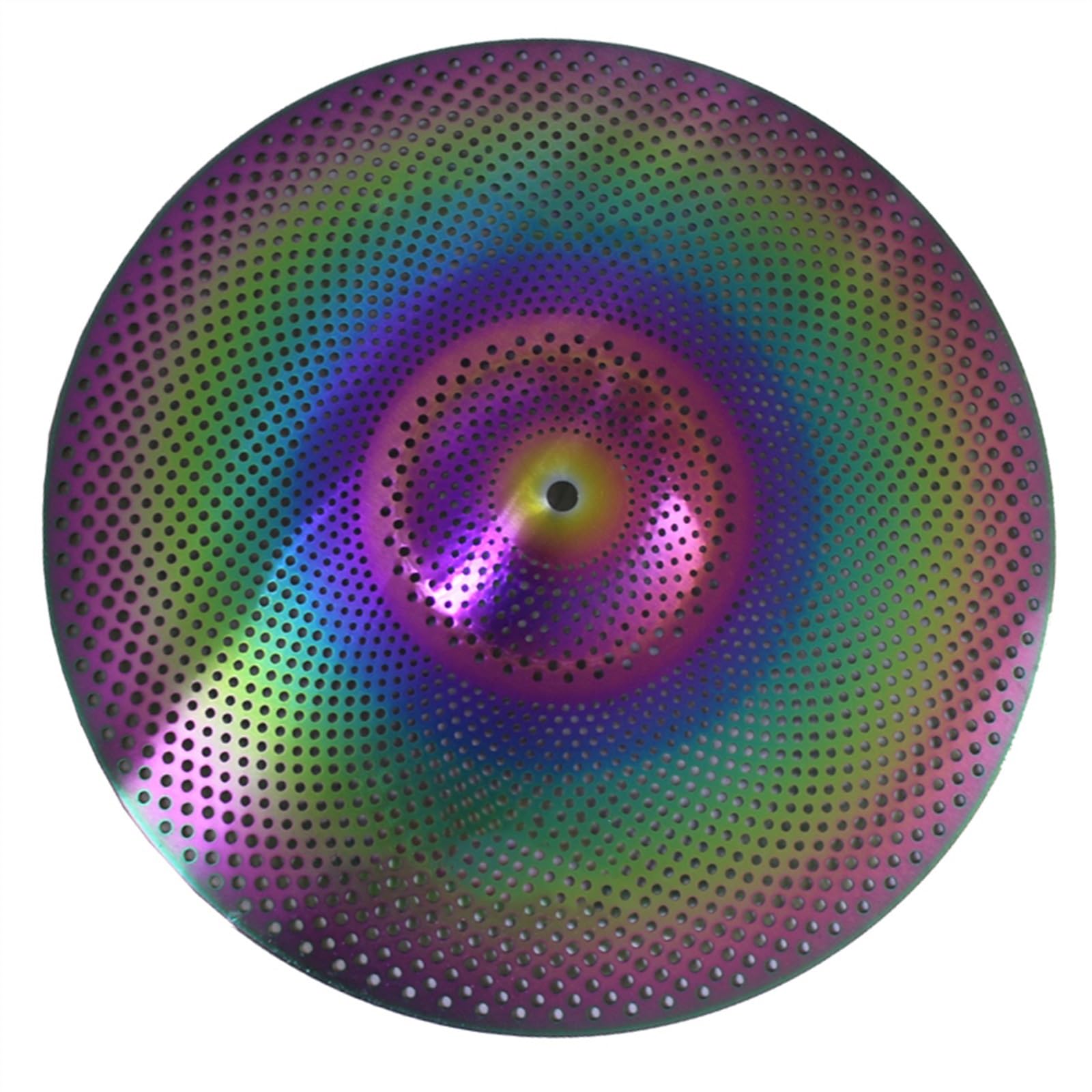 Übungsbecken, Geringe Lautstärke, Buntes, Gedämpftes Becken, 14 Hi-Hat-Becken Für Üben Zubehör für Schlaginstrumente