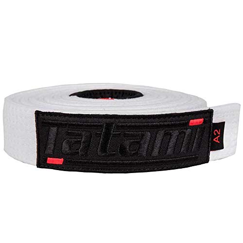 Tatami Fightwear DLX-wht-Belt-A4 Deluxe BJJ Gürtel, weiß, Einheitsgröße