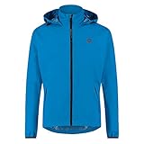 AGU GO Essential Regenjacke Damen & Herren, Fahrradjacke Wasserdicht & Winddicht, Atmungsaktiv, Reflektierend, Unisex, XXL, Blue