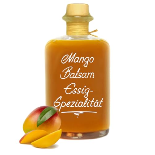 Exotischer Mango Balsam Essig - Spezialität mit 40% Fruchtmark vollfruchtig & sehr mild 5% Säure, Variantenauswahl:0.7 L