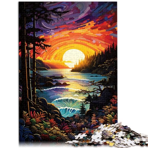 Puzzle, Lernspiele, tropischer Strand, 1000-teiliges Puzzle, Holzpuzzle, anspruchsvoll, aber unterhaltsam und humorvoll, 1000 Teile (50 x 75 cm)