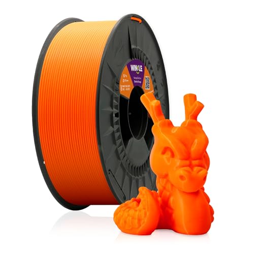 Winkle PLA HD 2,85 mm Fluoreszierendes Orange Filament für 3D-Druck, Spule 1000 kg