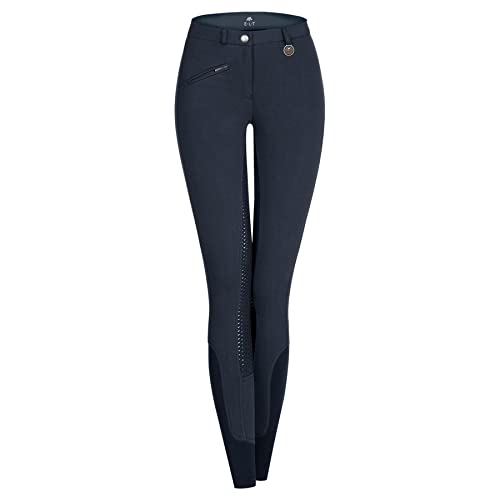 ELT Damen Vollbesatz Reithose FUN SPORT Silikon, nachtblau, 40