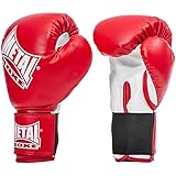 Metal Boxe Boxhandschuhe, Rot (Rouge), 8 oz