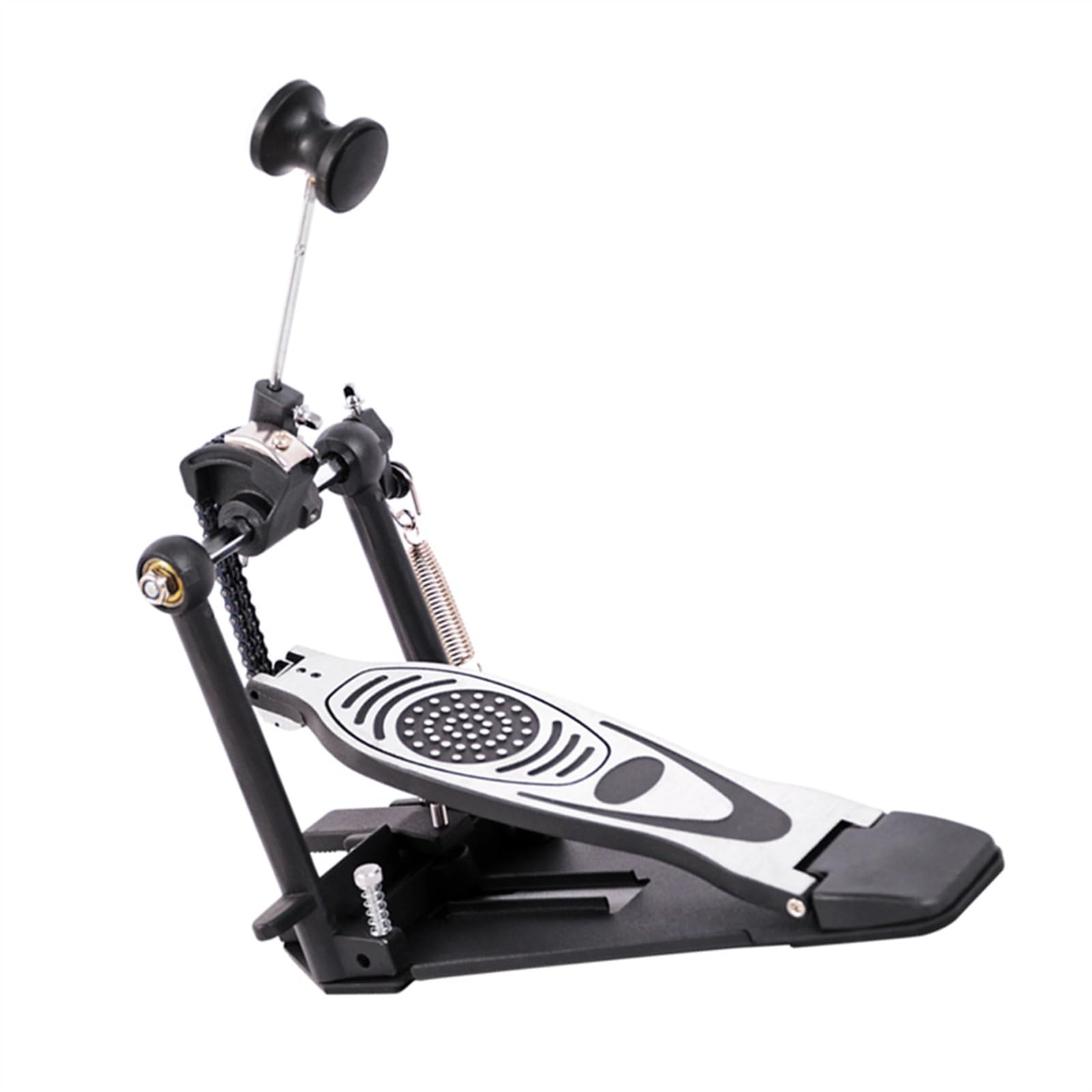 Drum Single Step Hammerpedal Fußtrommel Step Hammer Musikinstrumentenzubehör Bass drum-Pedal für Anfänger