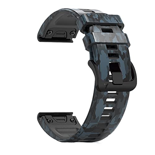 NEYENS 26 x 22 mm Uhrenarmband für Garmin Fenix 7X 6X 5X Plus 3HR Silikon-Leder-Schnellverschluss-Armband für Fenix 6 7 5 935 Watch, 26mm Fenix 6X 6XPro, Achat