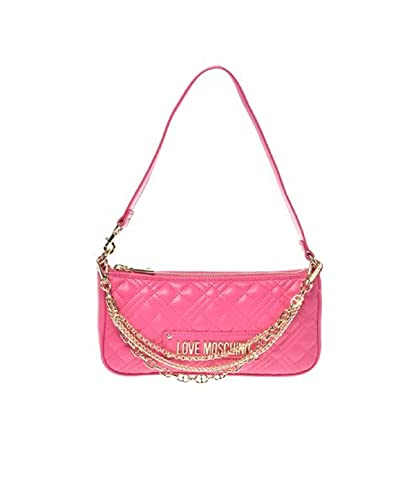 Love Moschino, Schultertasche Multi Chain Quilted Small Shoulder Bag 4258 in bordeaux, Schultertaschen für Damen