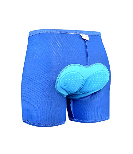 ZiYouao Radlerhose Herren Fahrradbekleidung Fahrradunterwäsche Herren Fahrrad Atmungsaktiv Schnelltrocknend Silikonkissen Verlängerte Shorts Fahrradhose(Blue,6XL)