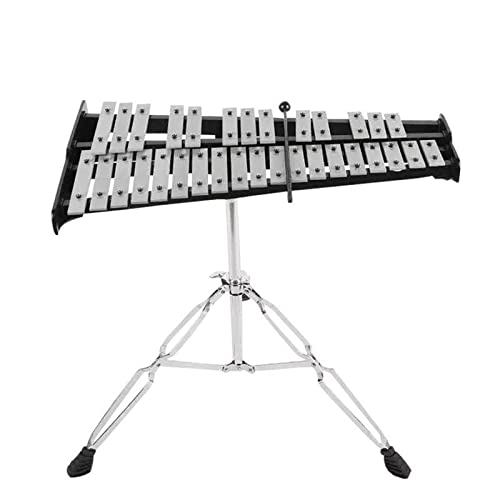 ZUOMU 32-Ton Faltbares Aluminium-Xylophon-Glockenspiel-Percussion-Instrument Xylophon Percussion Kit (Color : 3)