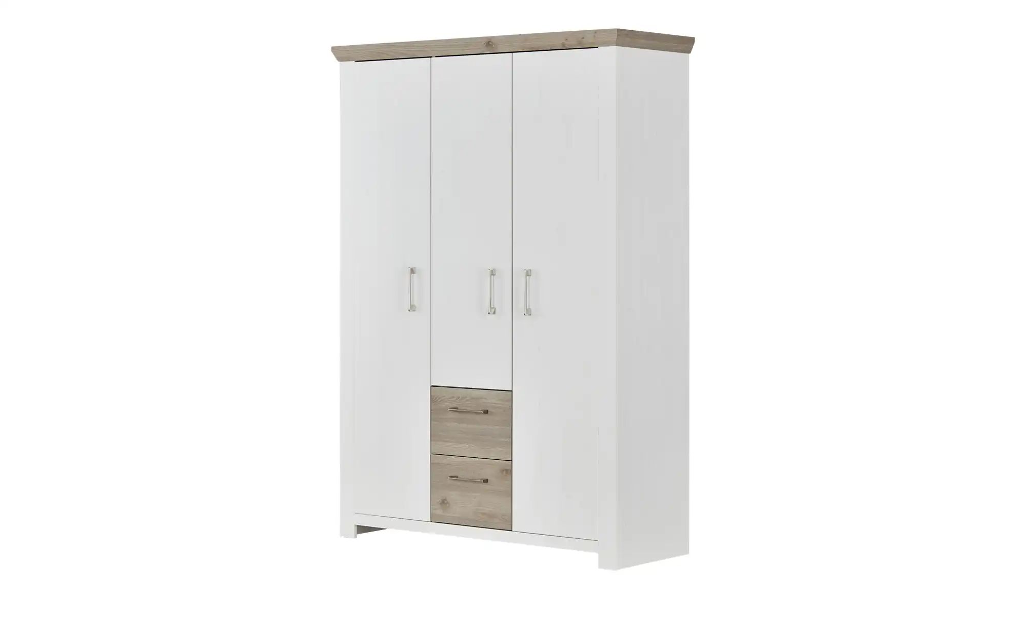 Kleiderschrank 3-türig ¦ weiß ¦ Maße (cm): B: 135 H: 191 T: 50 Baby > Babymöbel > Babykleiderschränke - Möbel Kraft