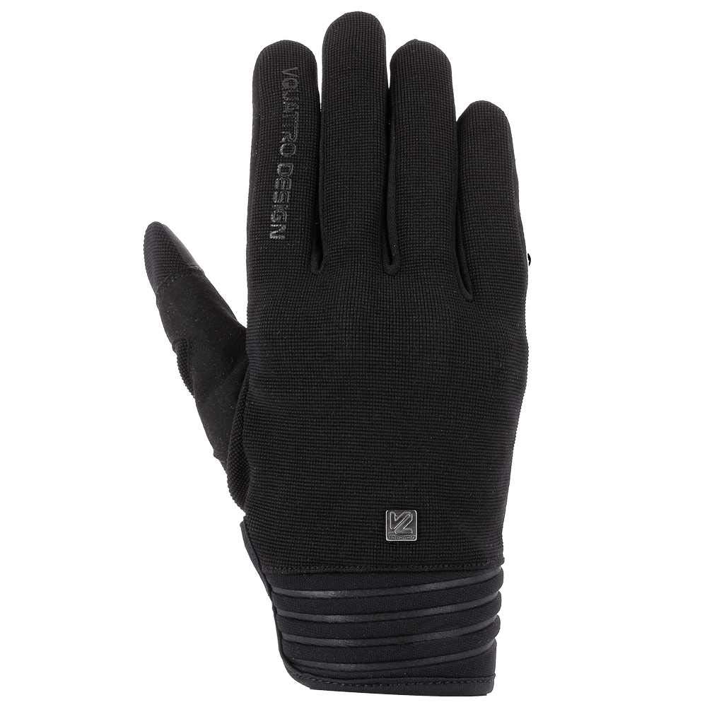 V Quattro Design District 18 Herren-Handschuhe, Schwarz, Größe XL