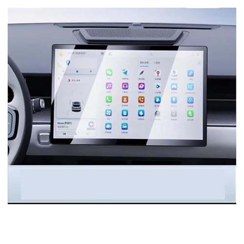 IMMLSX Für Jetour Für Dashing 2022 Auto GPS Navigation Center Touch Display Und Dashboard Gehärtetem Glas Screen Protector Film Navigation Schutzfolie Navigations-Displayschutz(15.6inch GPS)