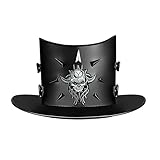 Ranuw Steampunk Männer Mit Brille Punk Zylinder Steampunk BowlerTop Maskerade Halloween Zylinder GothHat Zylinder